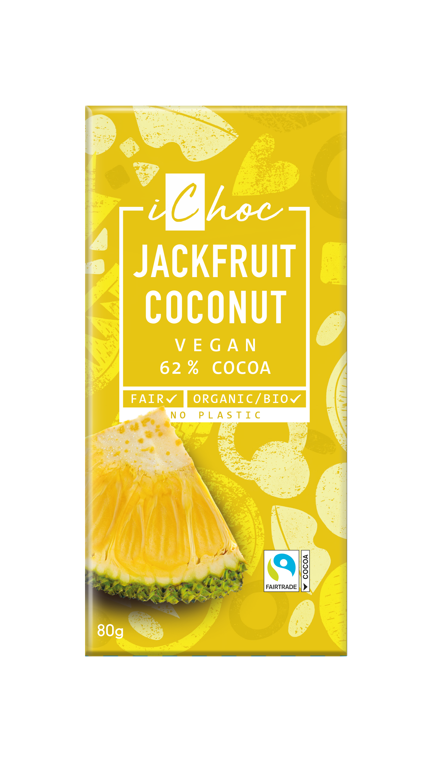 Ichoc Jackfruit coconut bio 80g